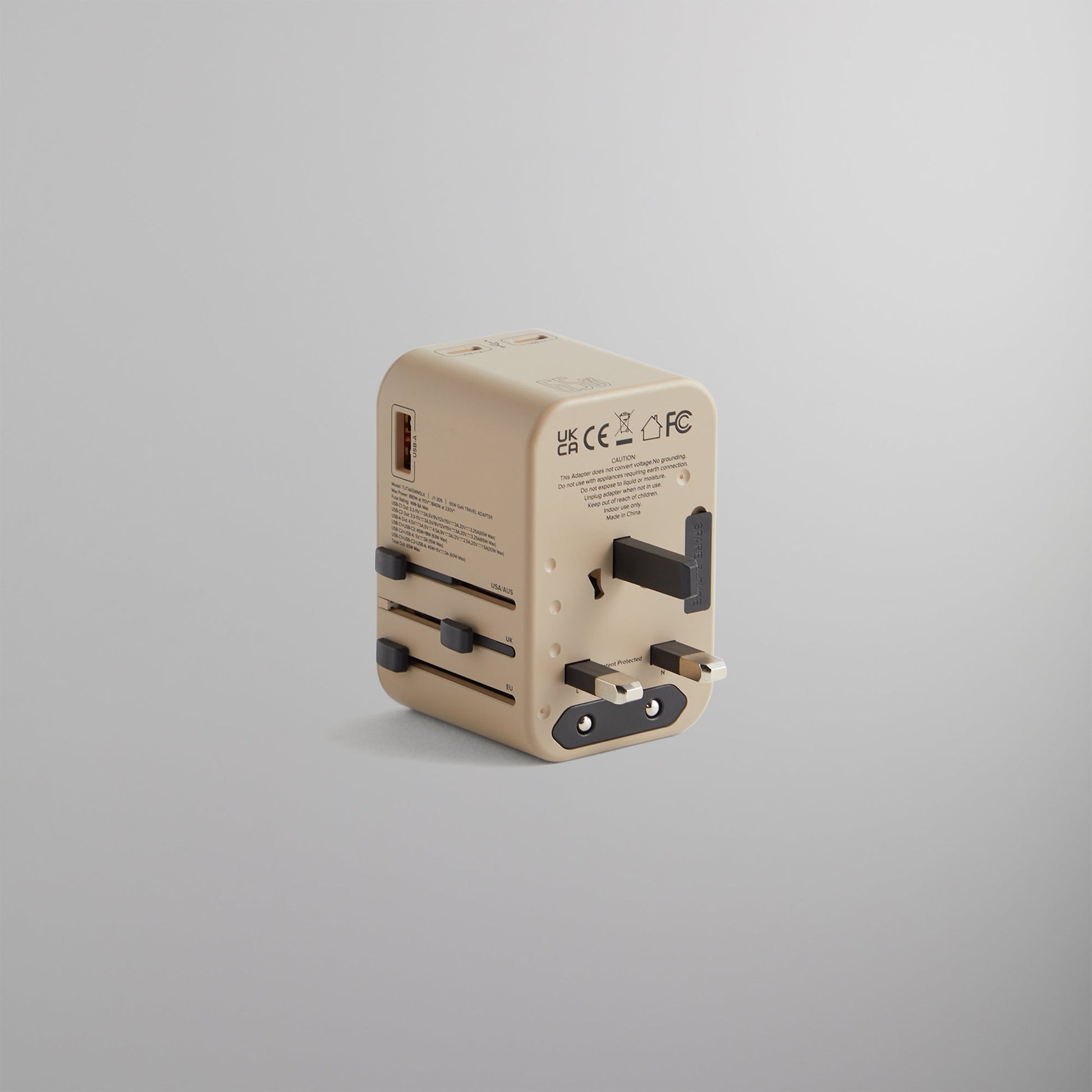 Men|Women Kith Kith for TUMI 65W Universal Power Adapter - Quicksand