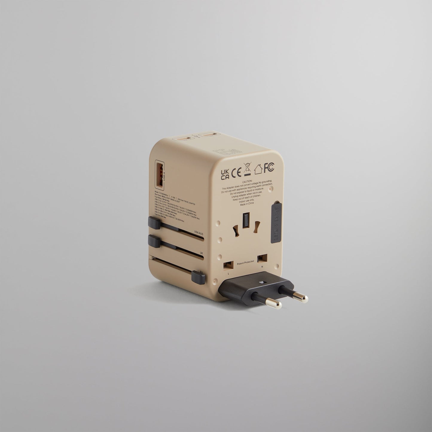 Men|Women Kith Kith for TUMI 65W Universal Power Adapter - Quicksand