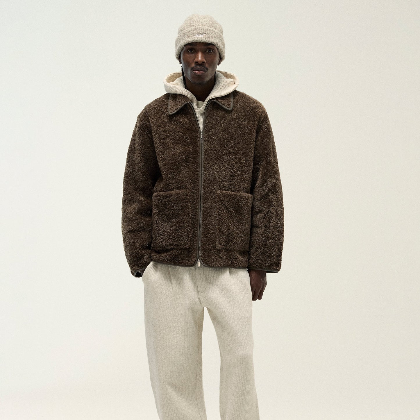 Men Kith Kith Archer Shearling Jacket - Silo