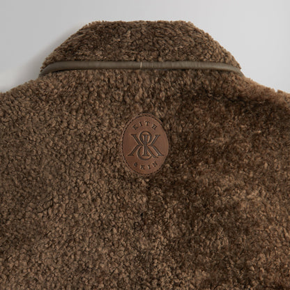 Men Kith Kith Archer Shearling Jacket - Silo