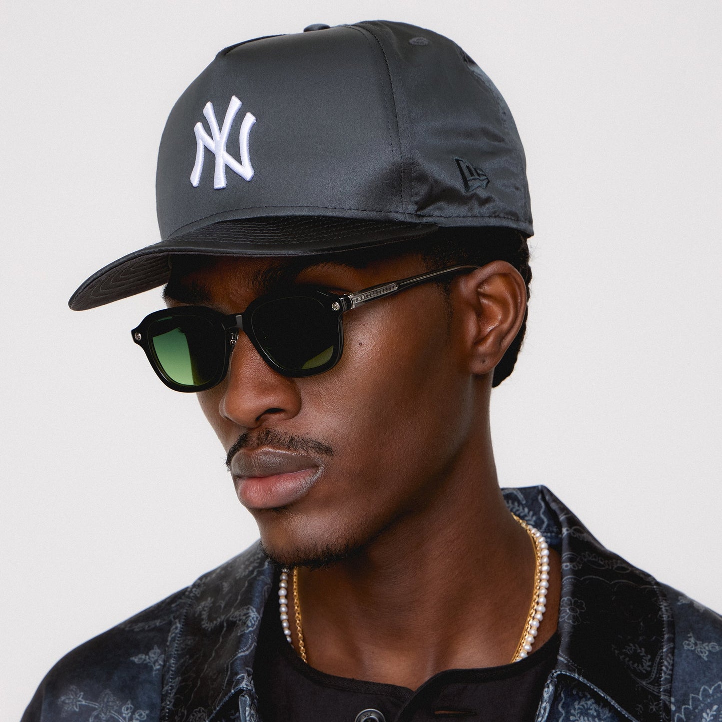 Men|Kids Kith Kith & New Era for the New York Yankees Satin 9FORTY Snapback - Vague