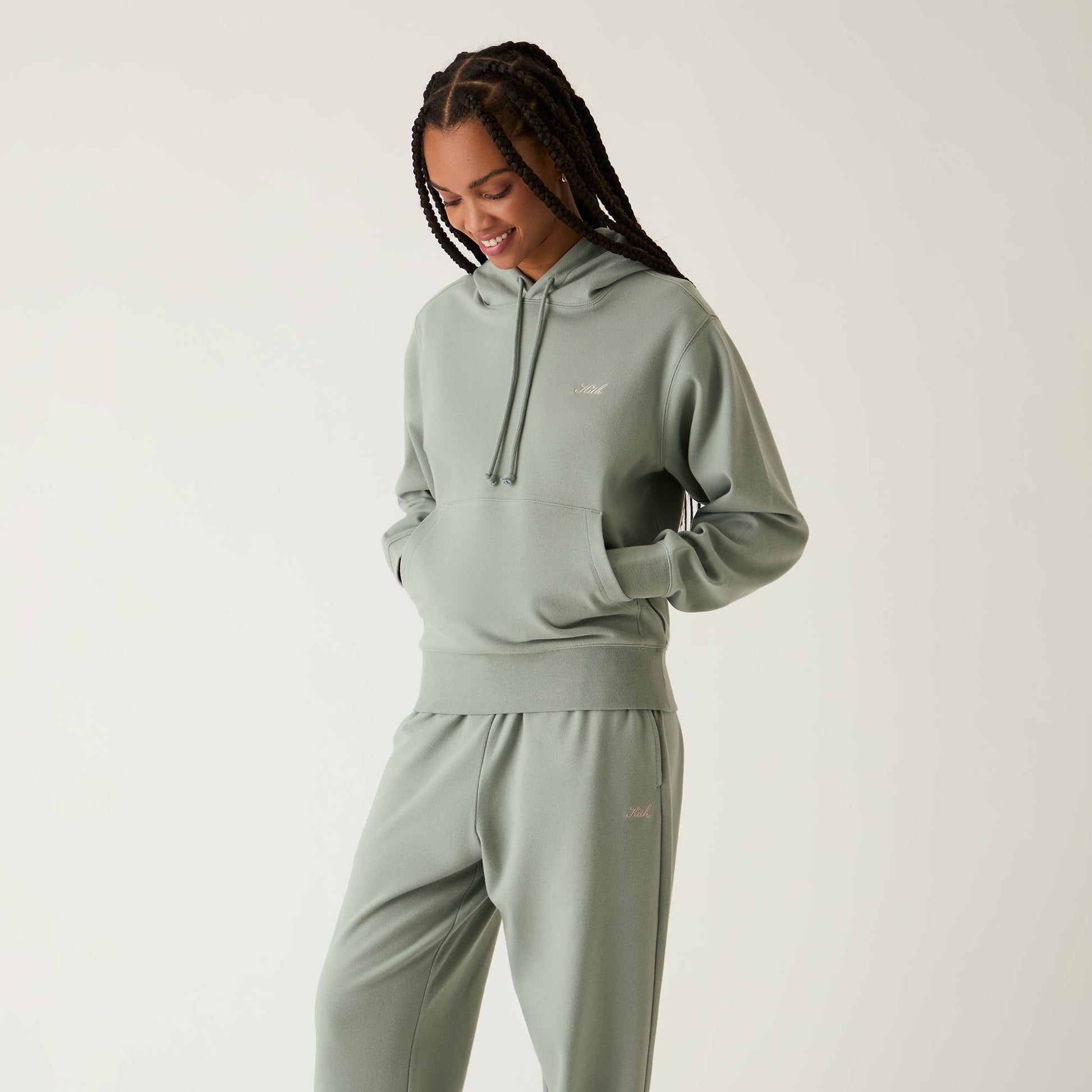 Women Kith Kith Women Jane II Hoodie - Cavan