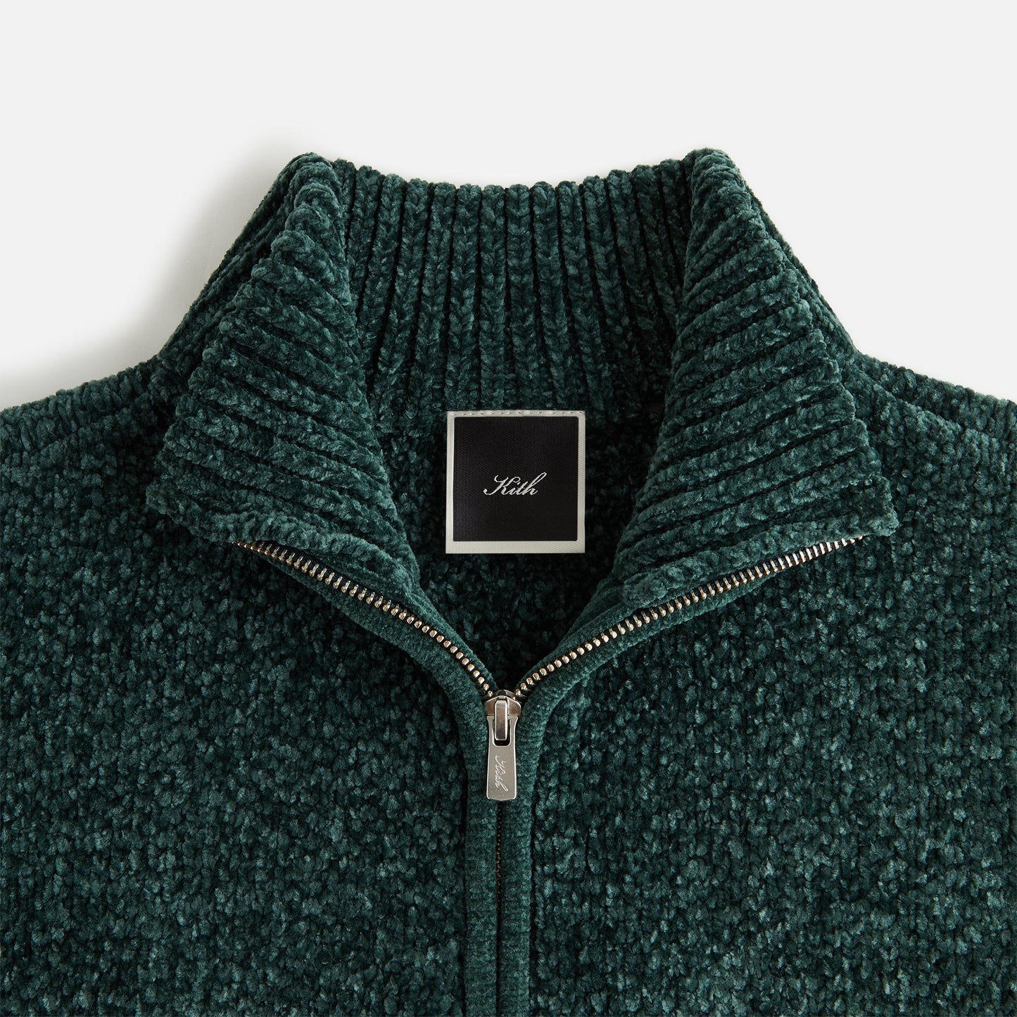 Women Kith Kith Women Hunter II Chenille Script Quarter Zip - Stadium