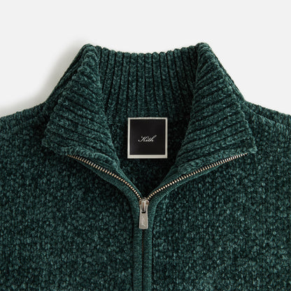 Women Kith Kith Women Hunter II Chenille Script Quarter Zip - Stadium
