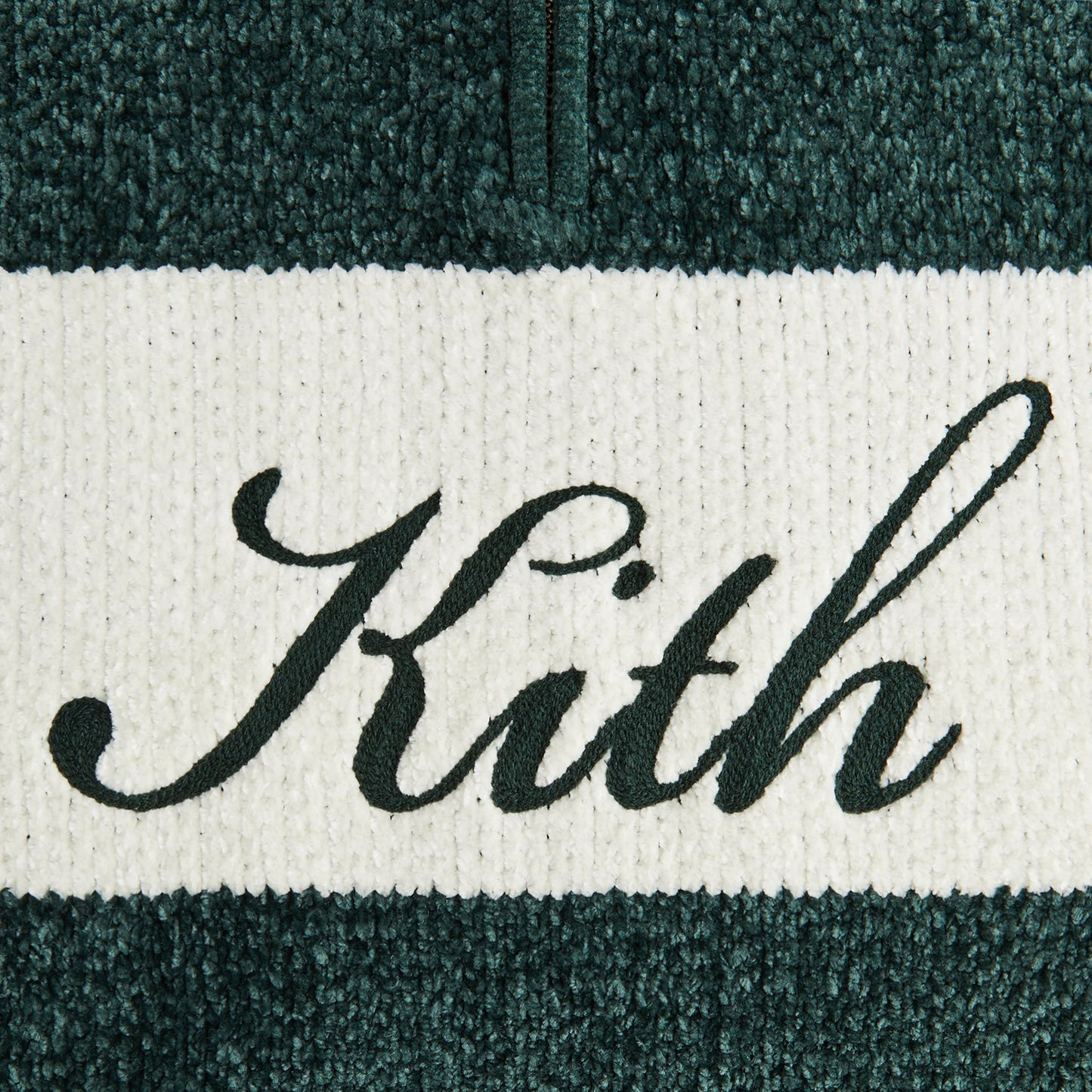 Women Kith Kith Women Hunter II Chenille Script Quarter Zip - Stadium