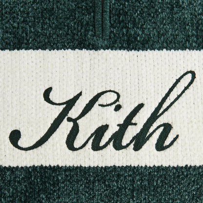 Women Kith Kith Women Hunter II Chenille Script Quarter Zip - Stadium