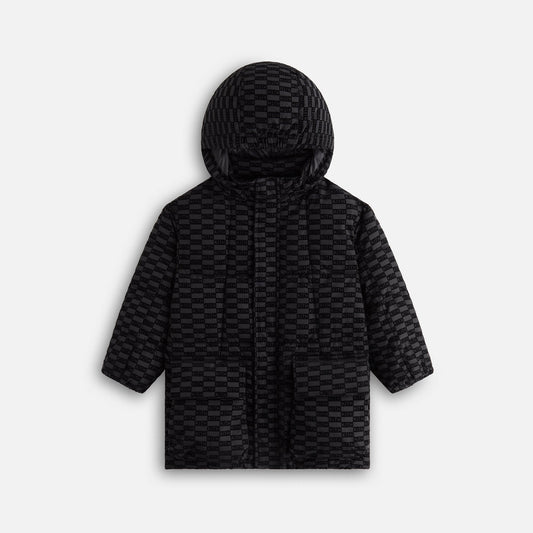 Kids Kith Kith Kids Flocked Puffer Coat - Black
