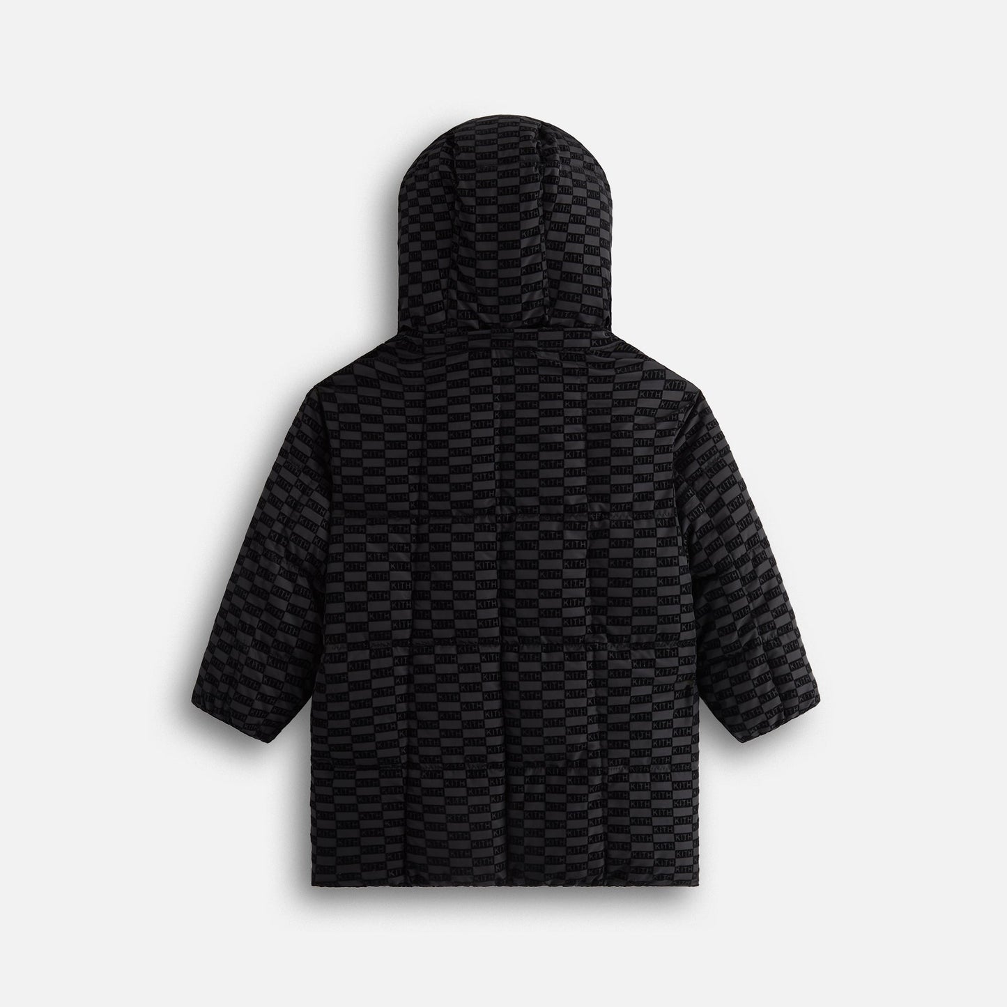 Kids Kith Kith Kids Flocked Puffer Coat - Black