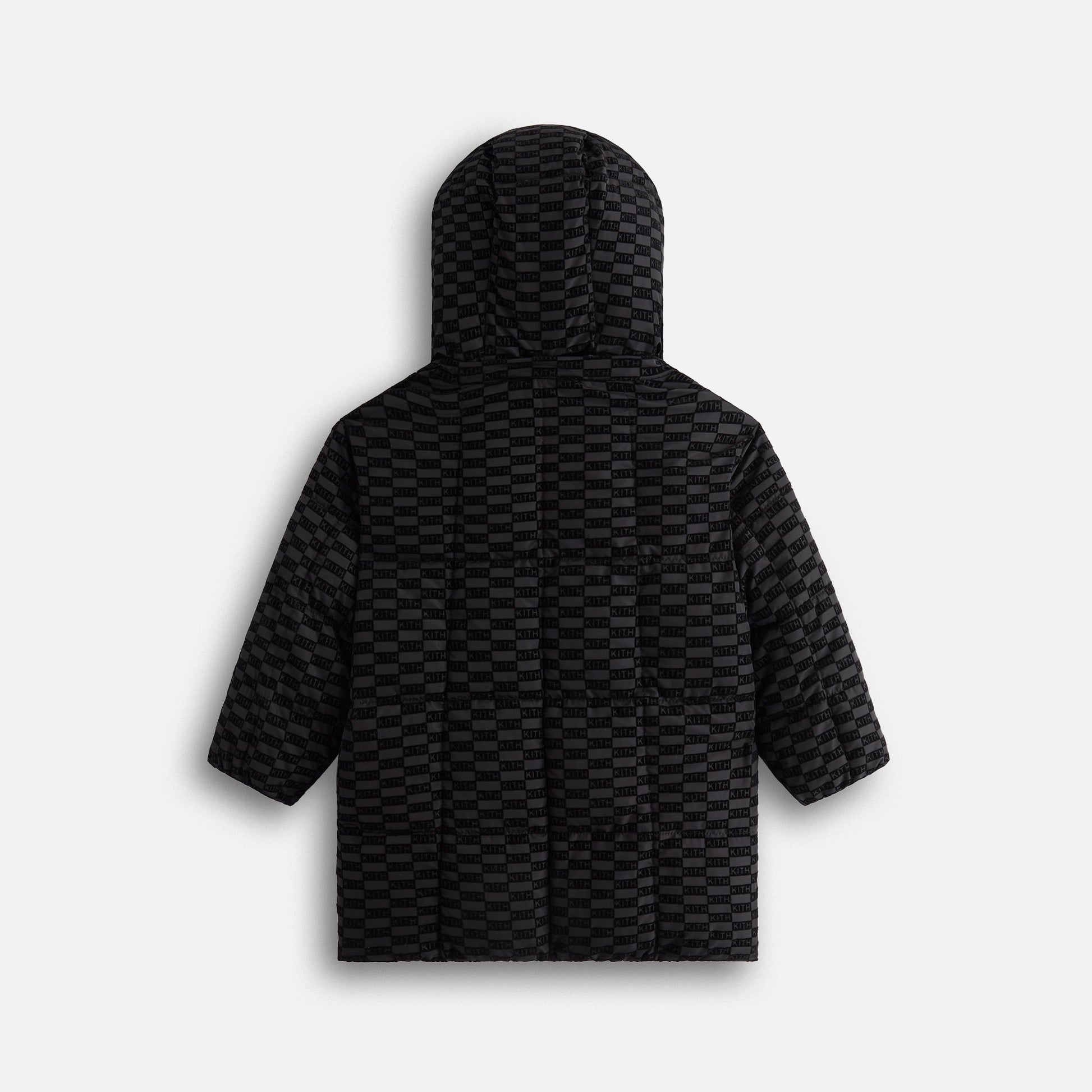 Kids Kith Kith Kids Flocked Puffer Coat - Black
