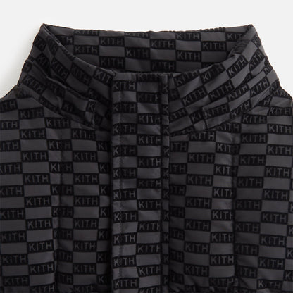 Kids Kith Kith Kids Flocked Puffer Coat - Black