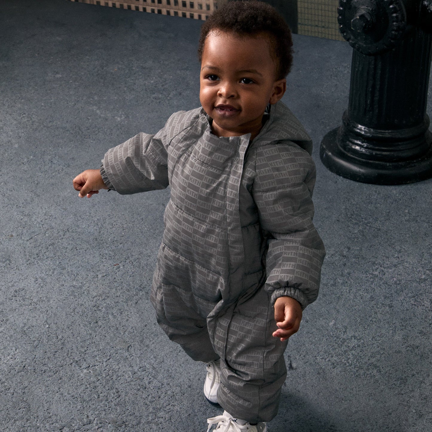 Kids Kith Kith Baby Reflective Coverall - Astronaut