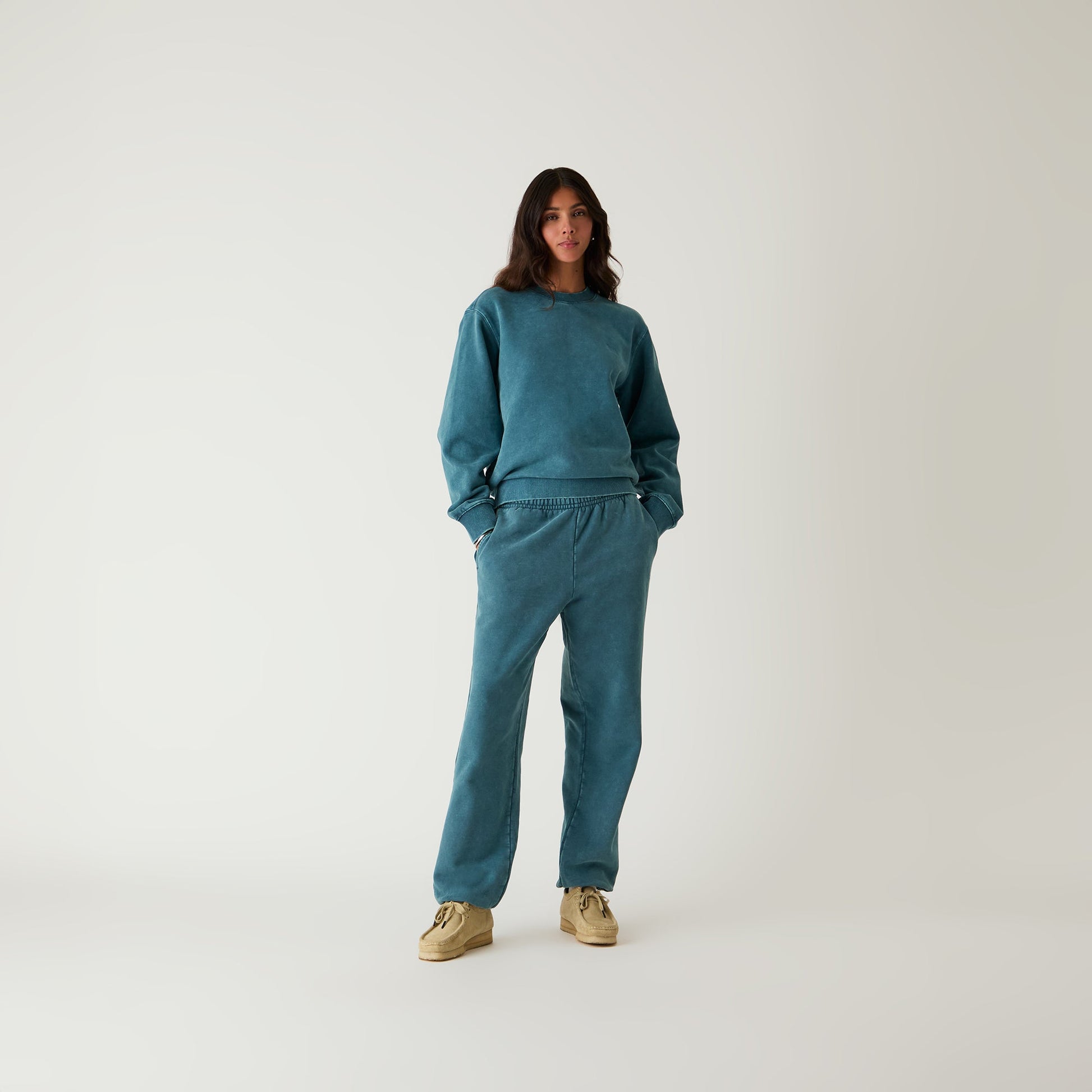 Women Kith Kith Women Chelsea III Sueded Sweatpant - Anchor