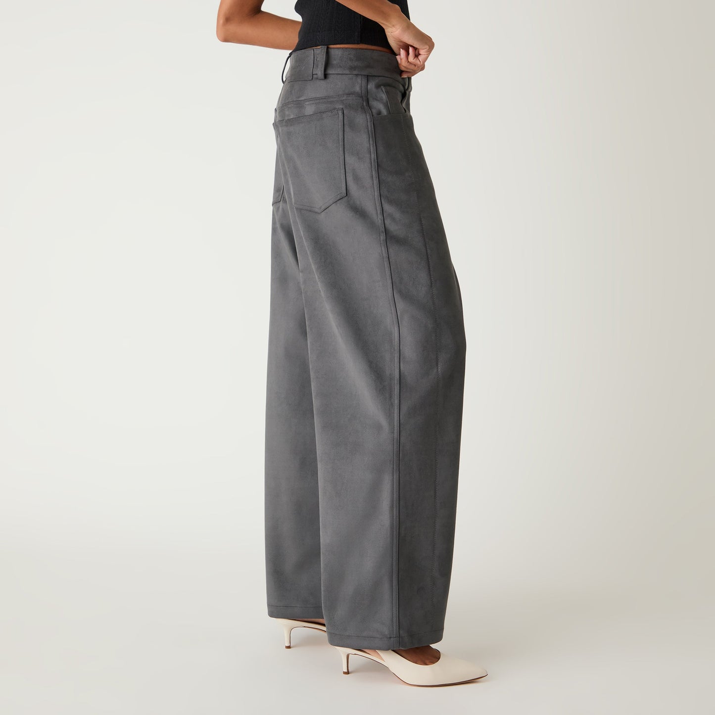 Women Kith Kith Women Miren Microsuede Five Pocket Pant - Asteroid
