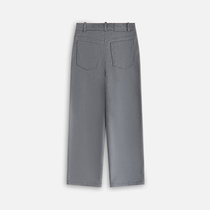 Women Kith Kith Women Miren Microsuede Five Pocket Pant - Asteroid