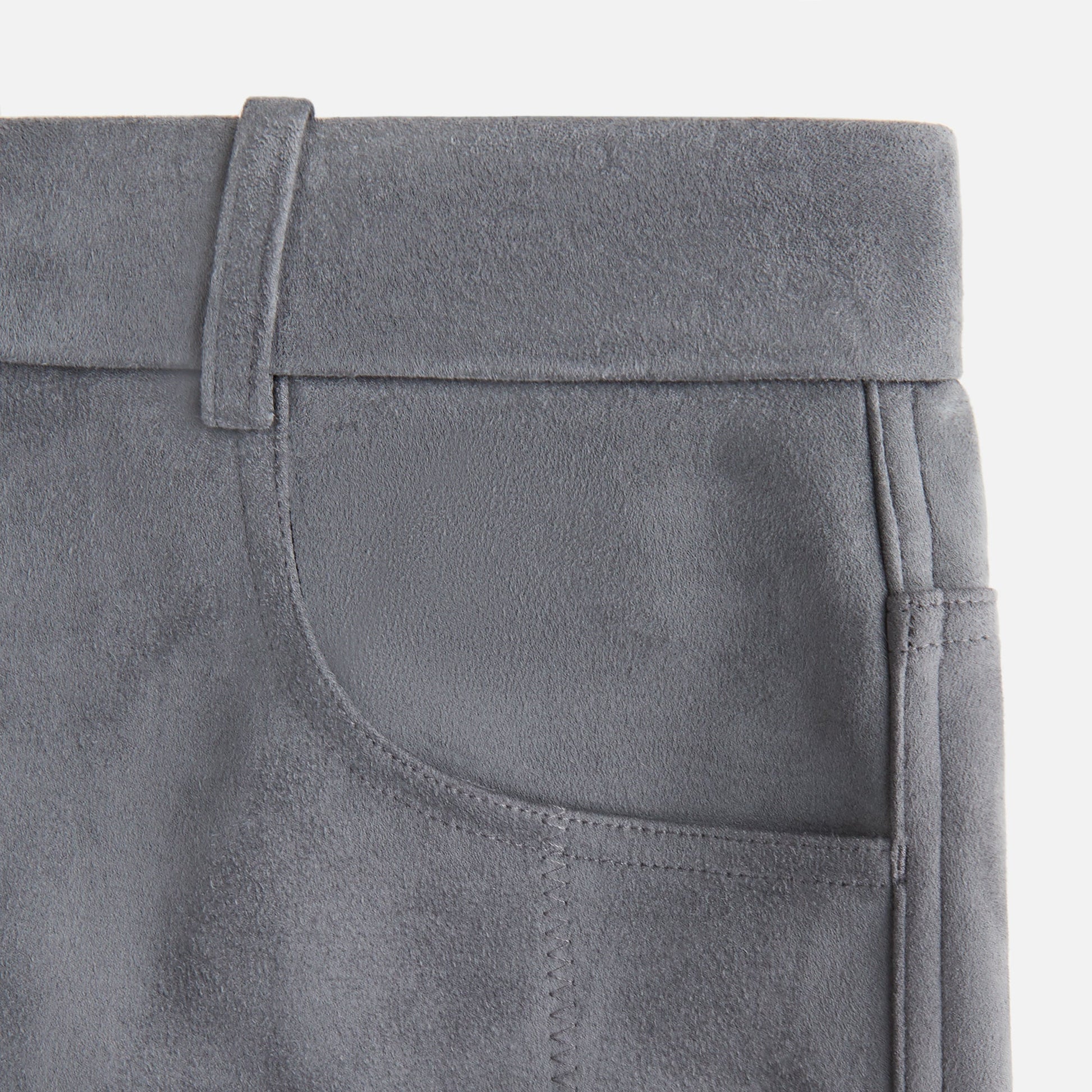 Women Kith Kith Women Miren Microsuede Five Pocket Pant - Asteroid