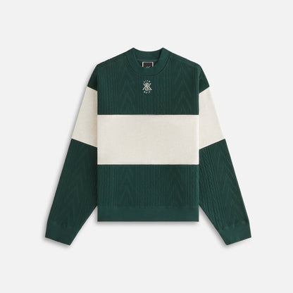 Women Kith Kith Women Ashwin Cable Panelled Crewneck - Stadium