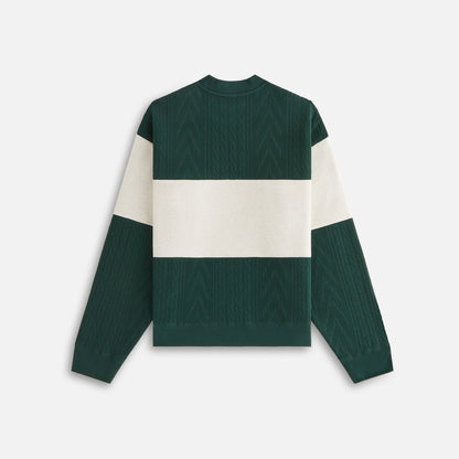 Women Kith Kith Women Ashwin Cable Panelled Crewneck - Stadium