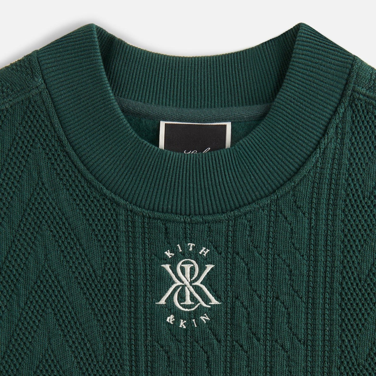 Women Kith Kith Women Ashwin Cable Panelled Crewneck - Stadium