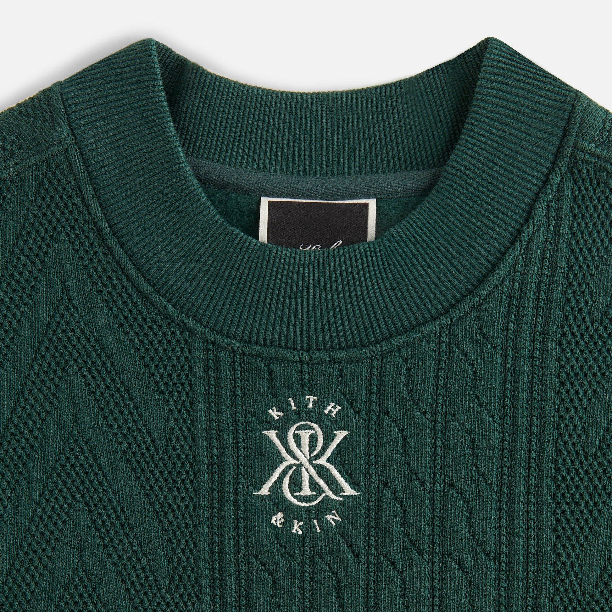 Women Kith Kith Women Ashwin Cable Panelled Crewneck - Stadium