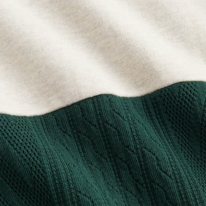 Women Kith Kith Women Ashwin Cable Panelled Crewneck - Stadium