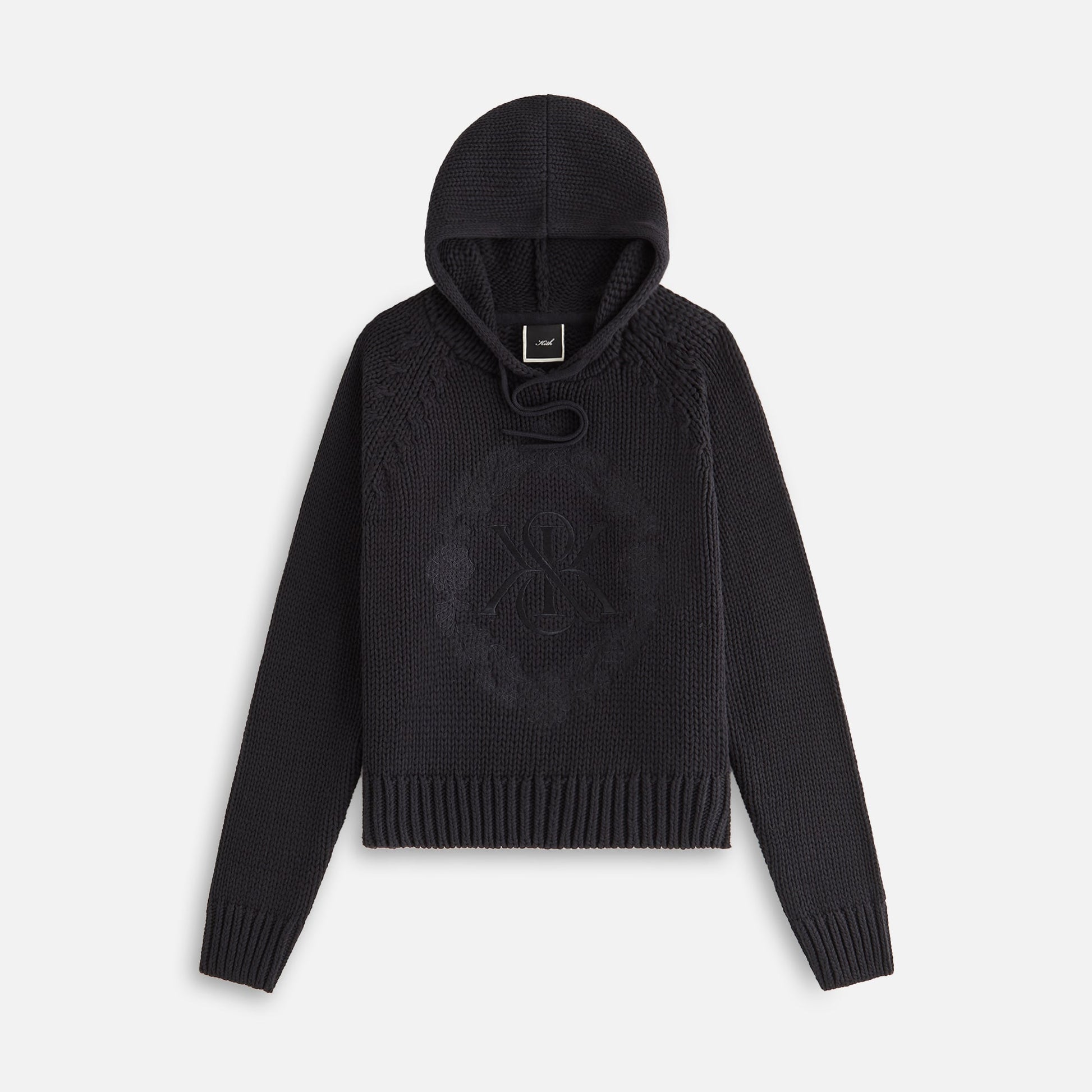 Women Kith Kith Women Celyse Crest Sweater Hoodie - Black