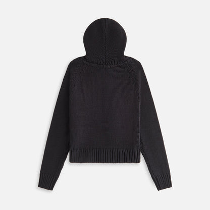 Women Kith Kith Women Celyse Crest Sweater Hoodie - Black