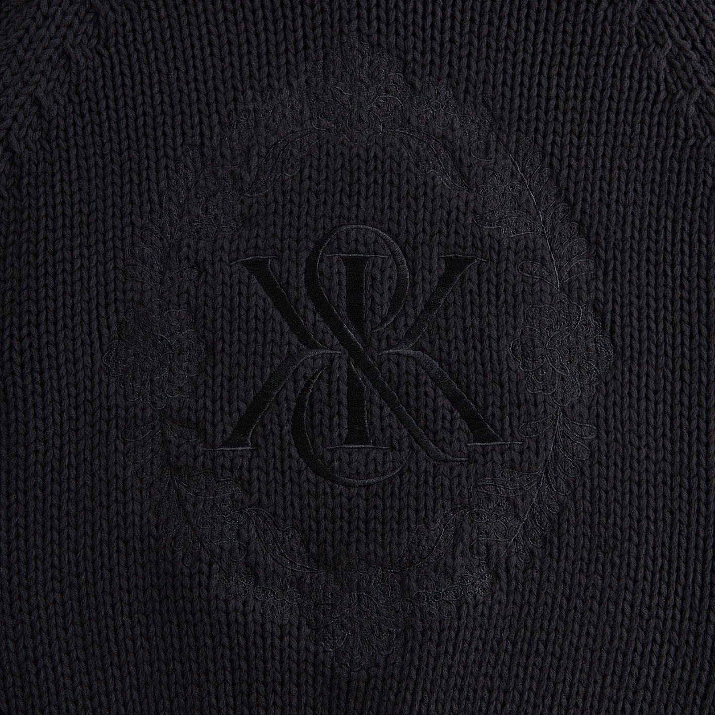 Women Kith Kith Women Celyse Crest Sweater Hoodie - Black