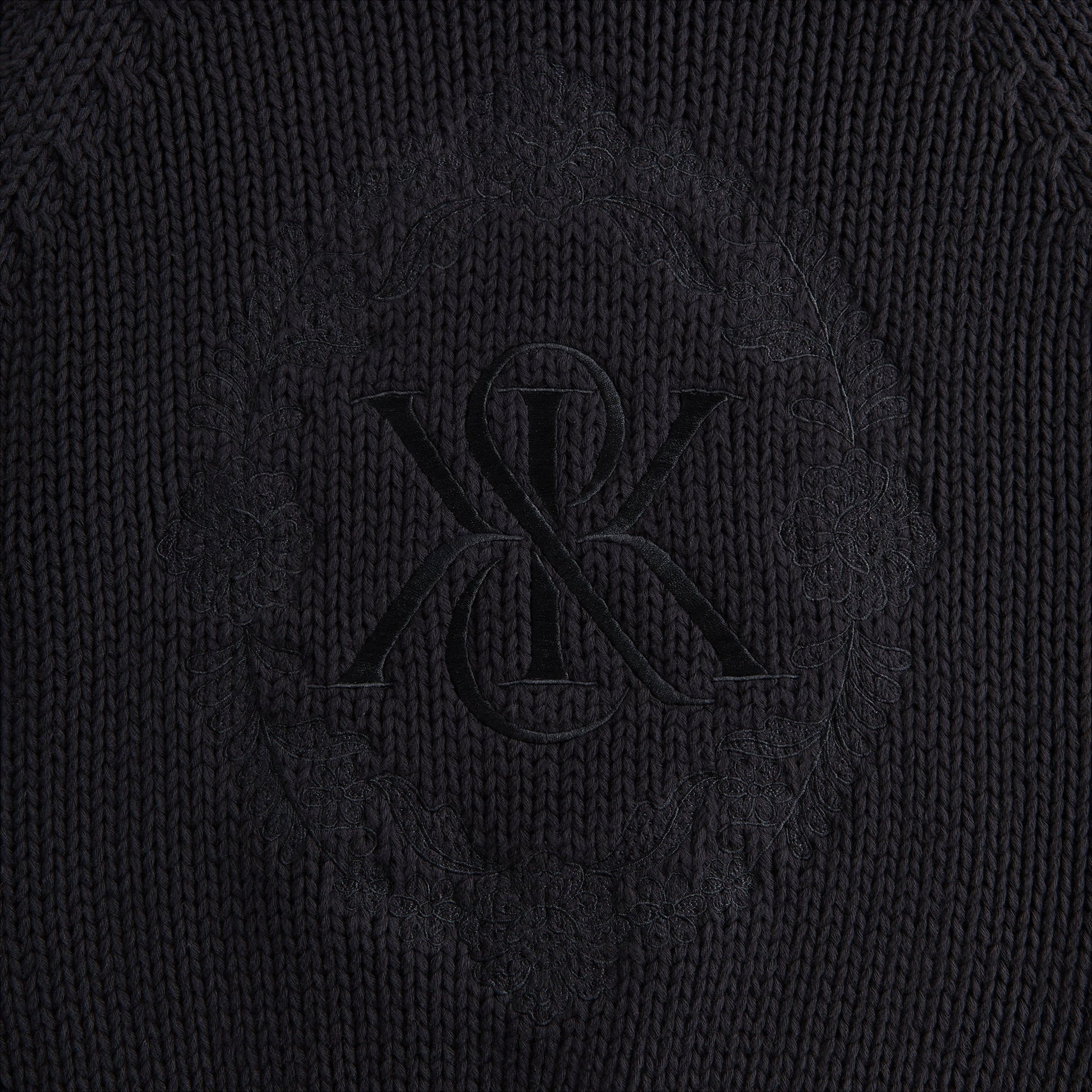 Women Kith Kith Women Celyse Crest Sweater Hoodie - Black