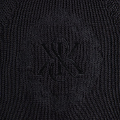Women Kith Kith Women Celyse Crest Sweater Hoodie - Black