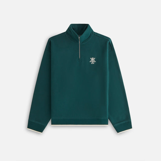 Women Kith Kith Women Hunter III Crest Quarter Zip - Chronicle