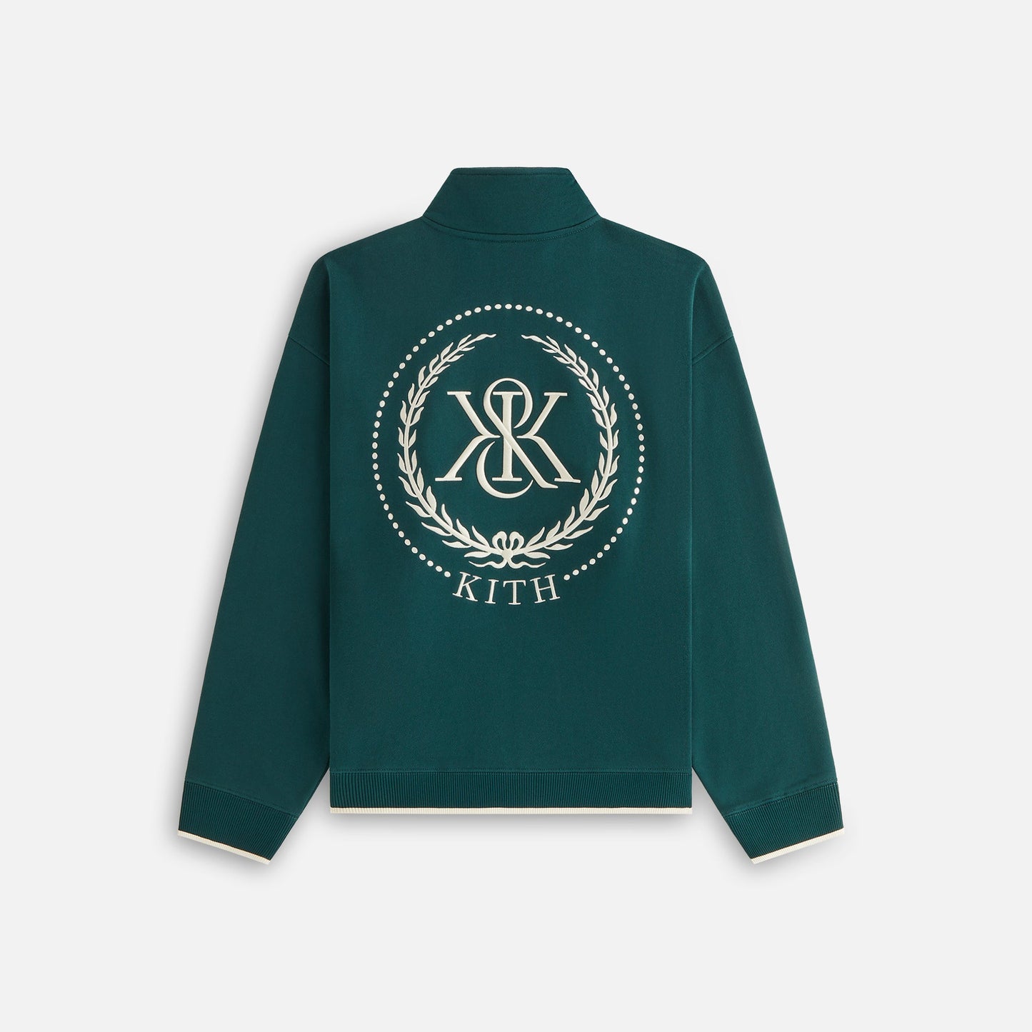 Women Kith Kith Women Hunter III Crest Quarter Zip - Chronicle