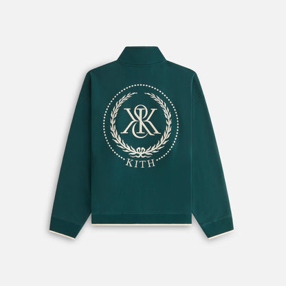 Women Kith Kith Women Hunter III Crest Quarter Zip - Chronicle