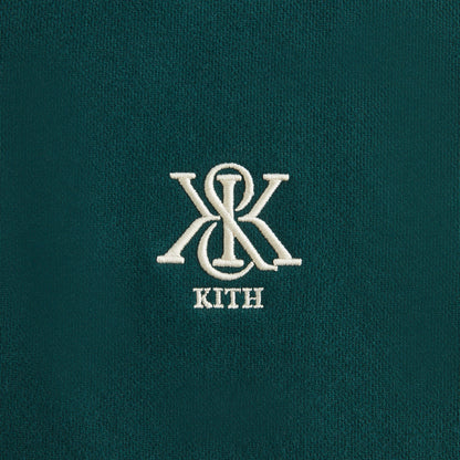 Women Kith Kith Women Hunter III Crest Quarter Zip - Chronicle
