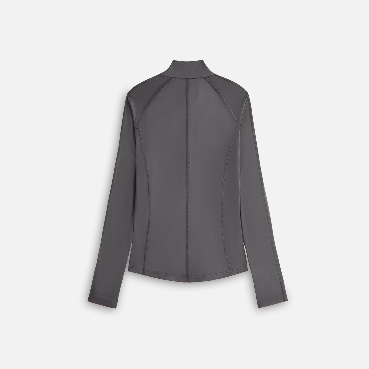 Women Kith Kith Women Alida Stretch Satin Zip Top - Void