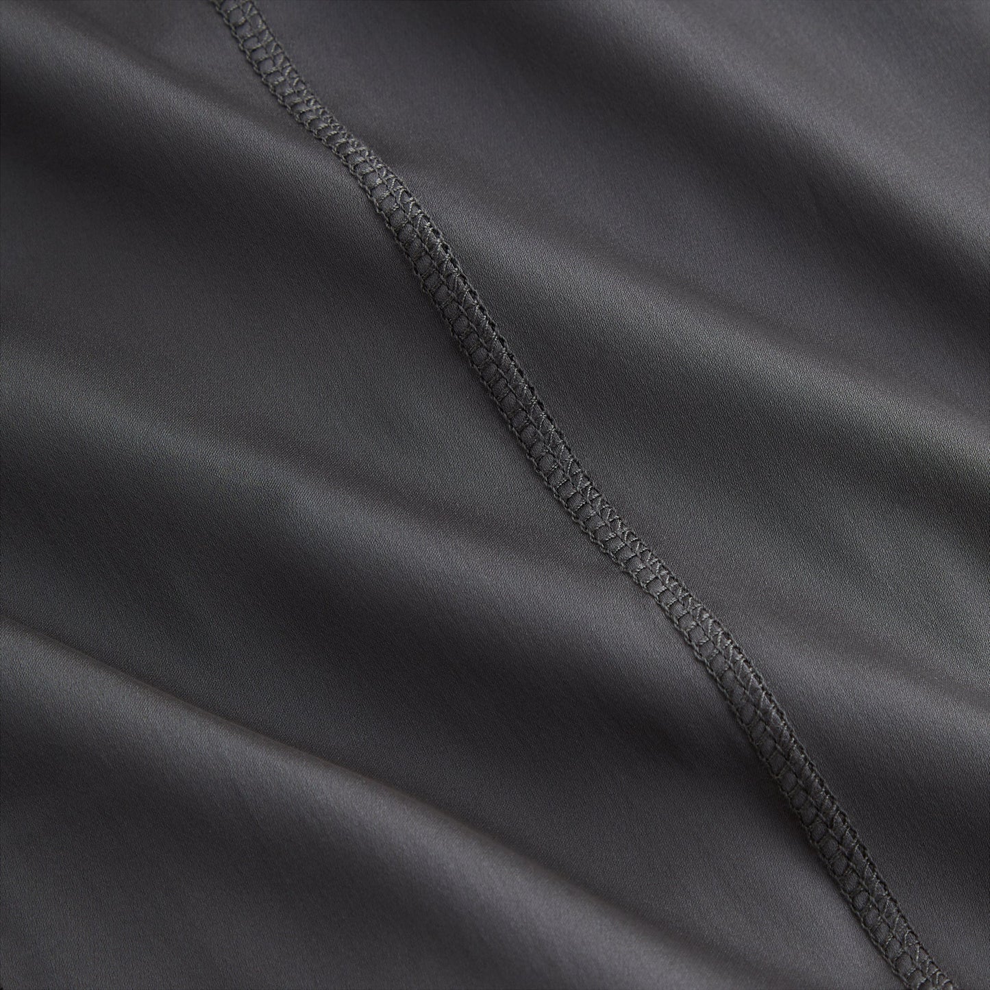Women Kith Kith Women Alida Stretch Satin Zip Top - Void