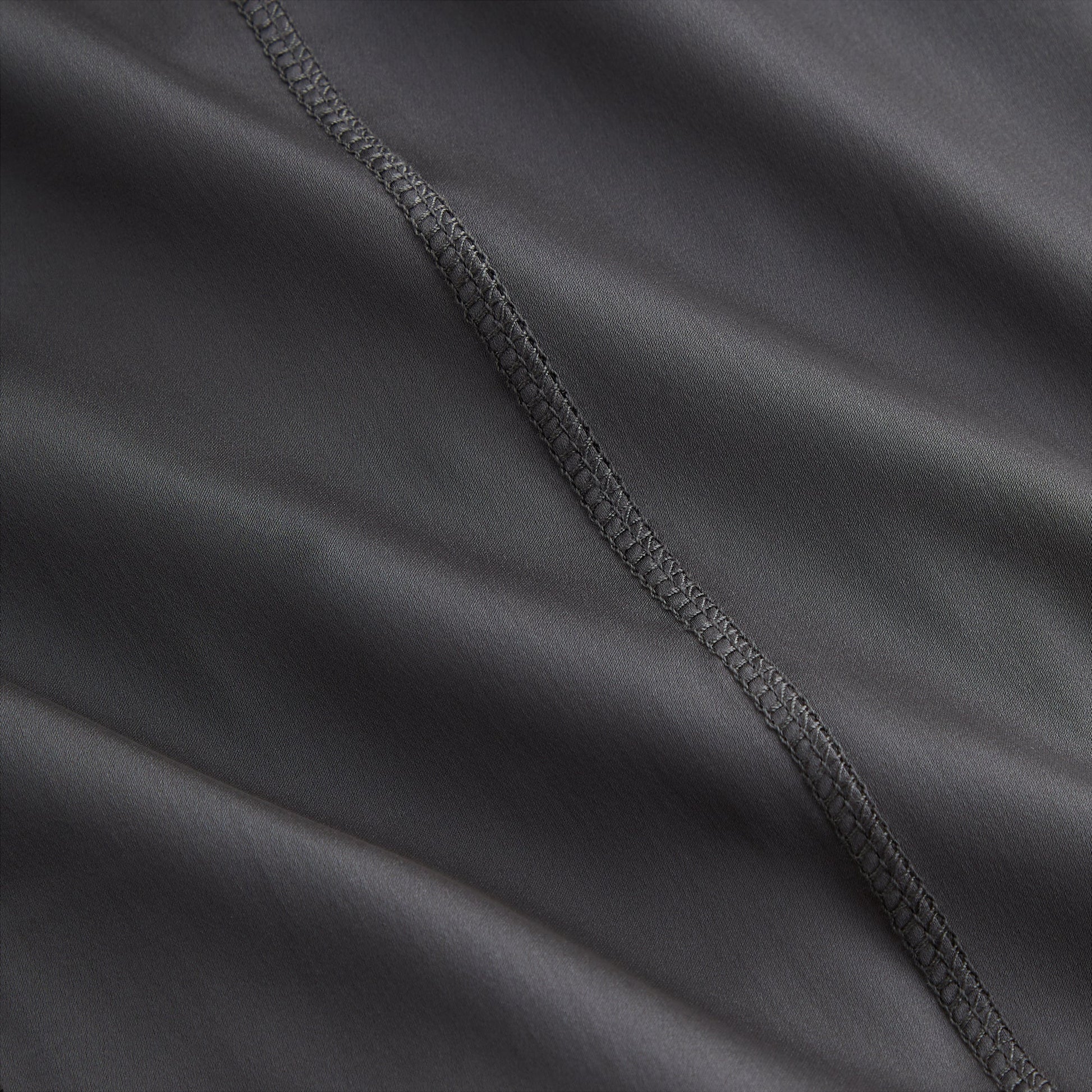 Women Kith Kith Women Alida Stretch Satin Zip Top - Void