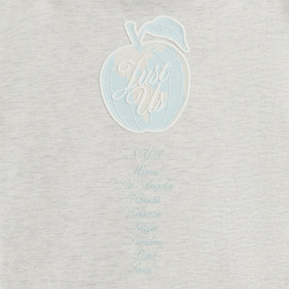 Kids Kith Kith Kids New York to the World Hoodie - Light Heather Grey