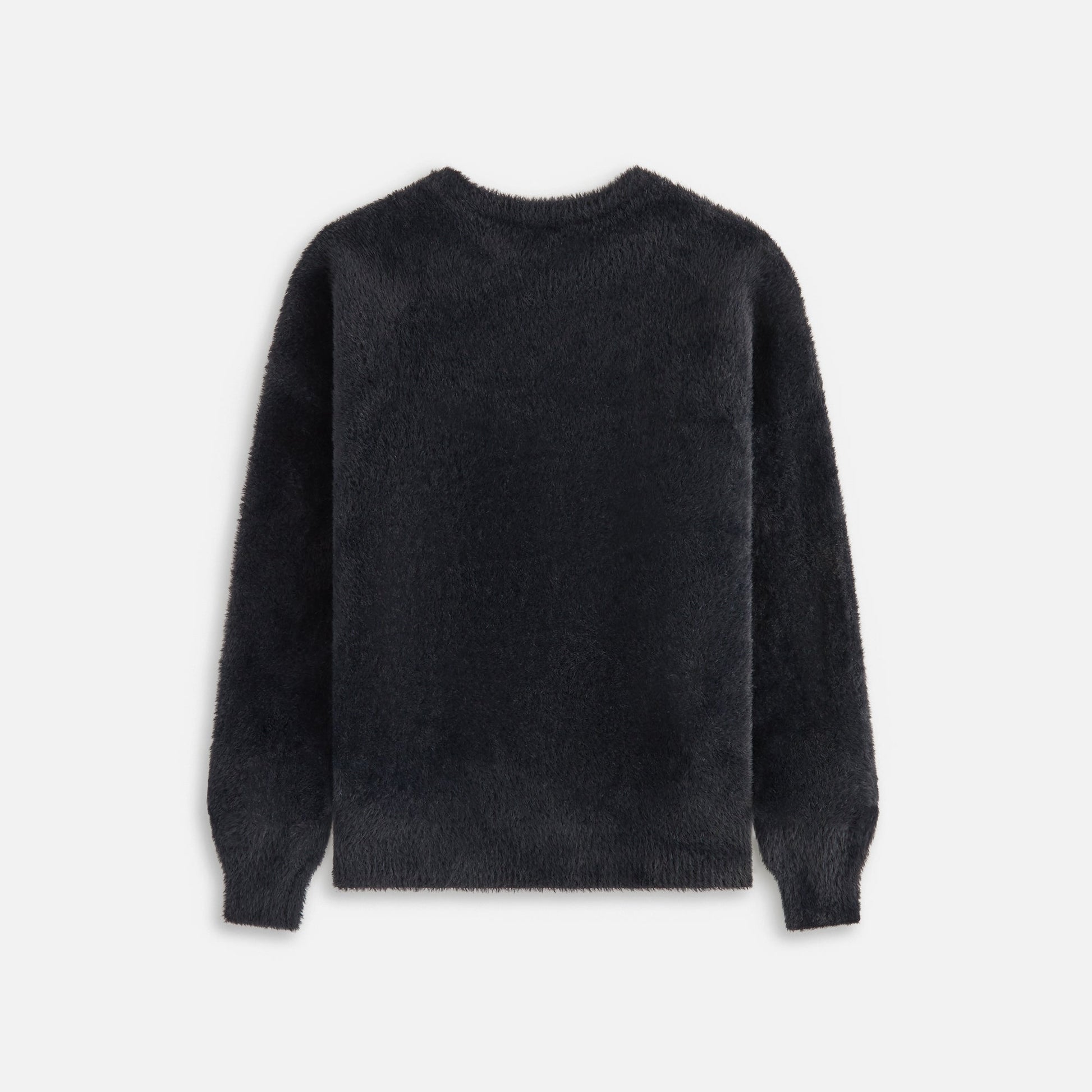 Kids Kith Kith Kids Mohair Script Logo Crewneck - Black