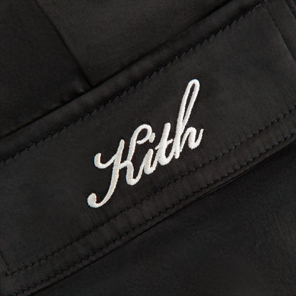 Kids Kith Kith Kids Satin Cargo Pant - Black