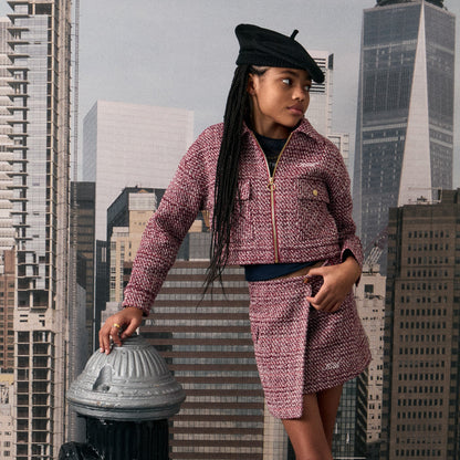 Kids Kith Kith Kids Tweed Phoebe Skirt - Allure