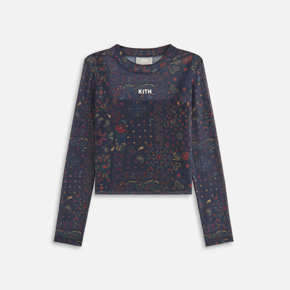 Kids Kith Kith Kids Printed Mesh Top - Nocturnal