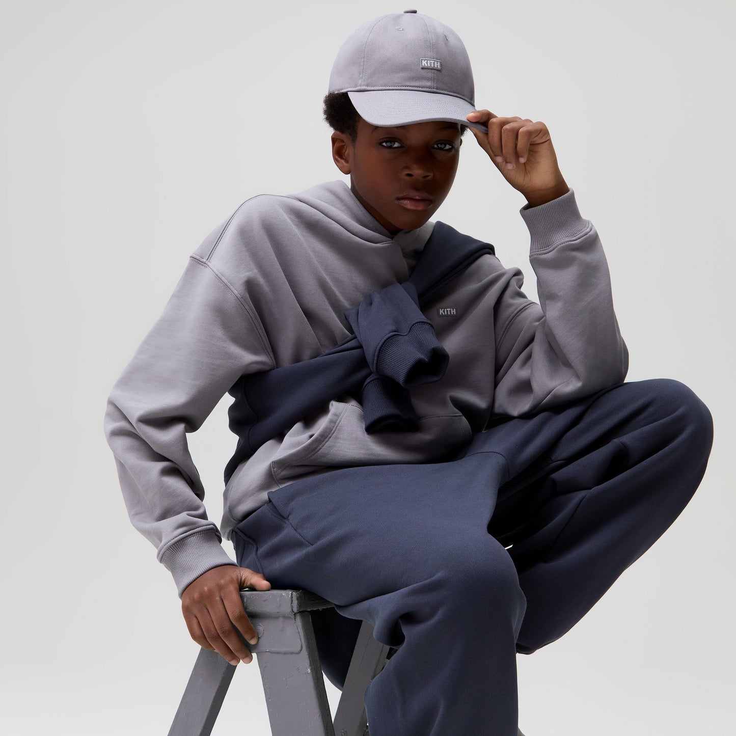 Kids Kith Kith Kids Nelson Hoodie - Argon