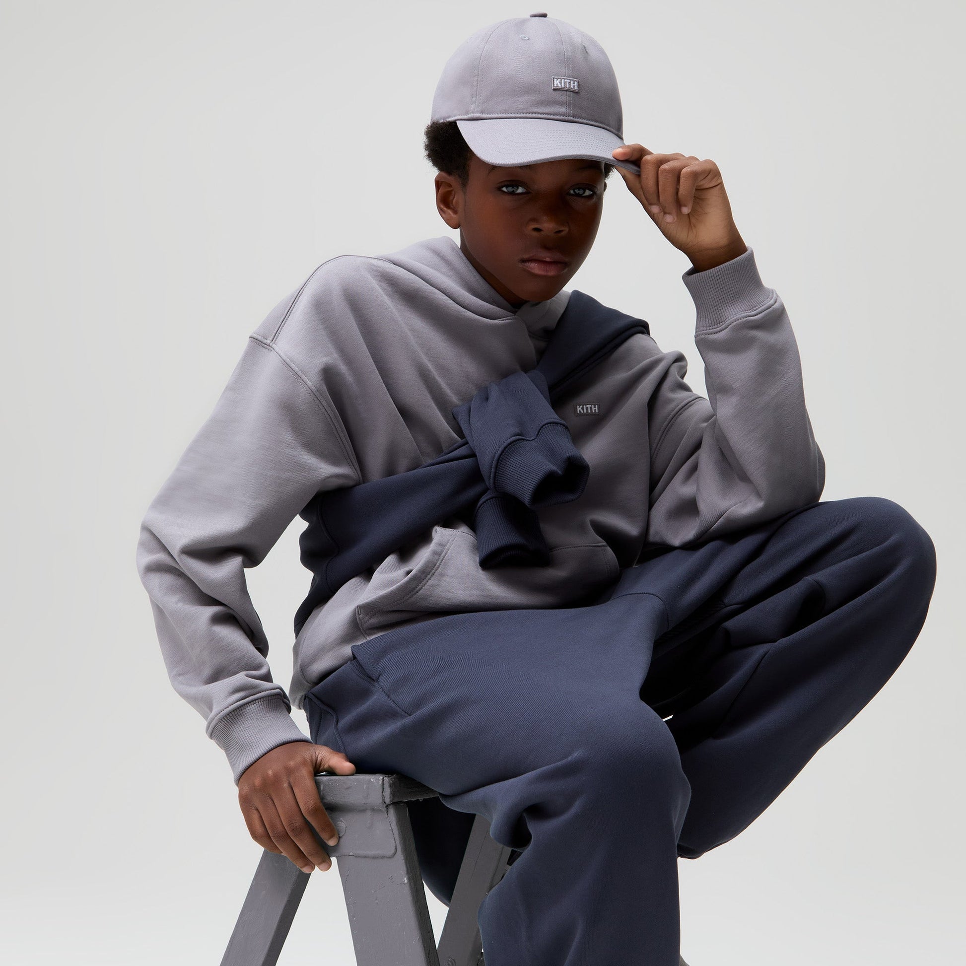 Kids Kith Kith Kids Nelson Hoodie - Argon