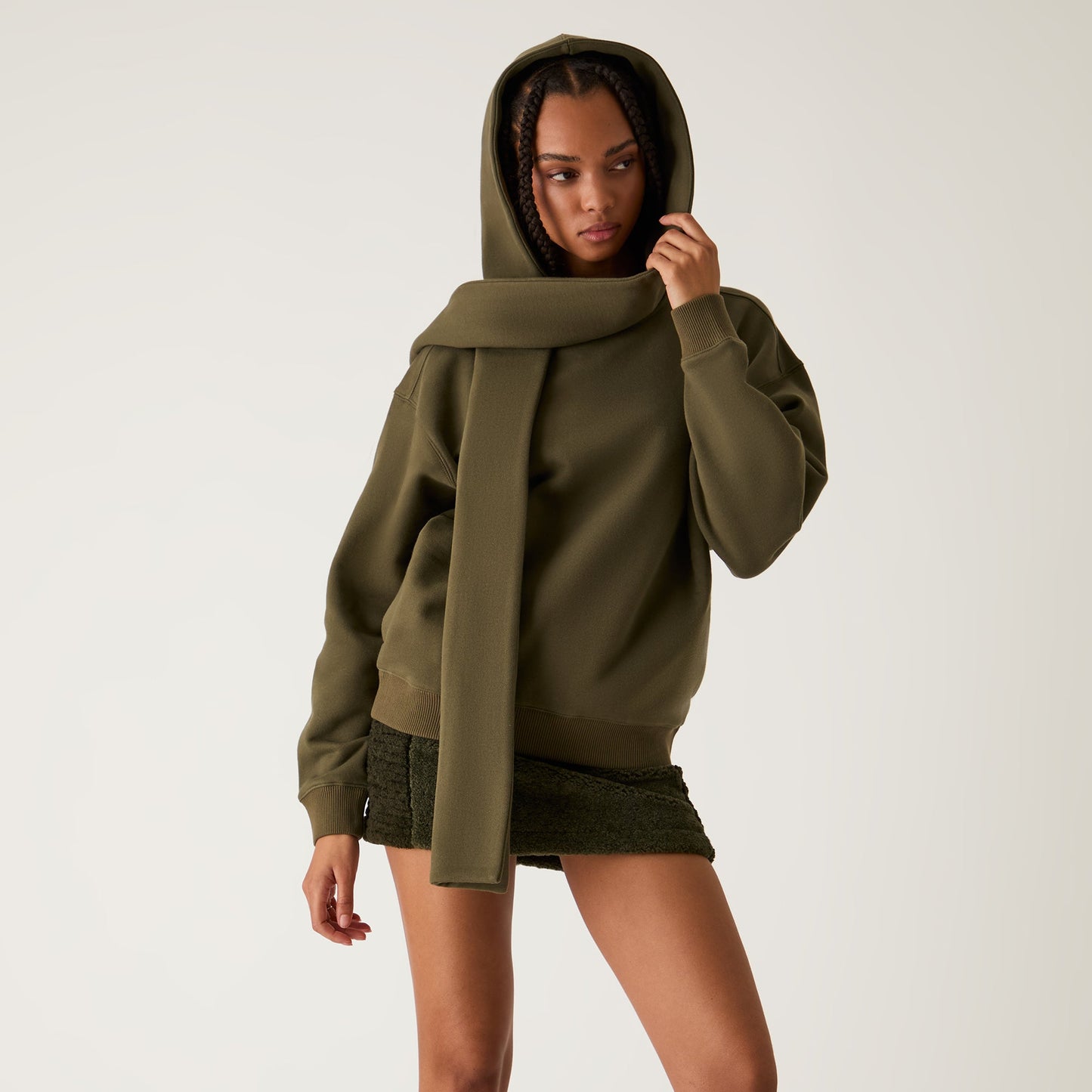 Women Kith Kith Women Sedo Scarf Hoodie - Canopy