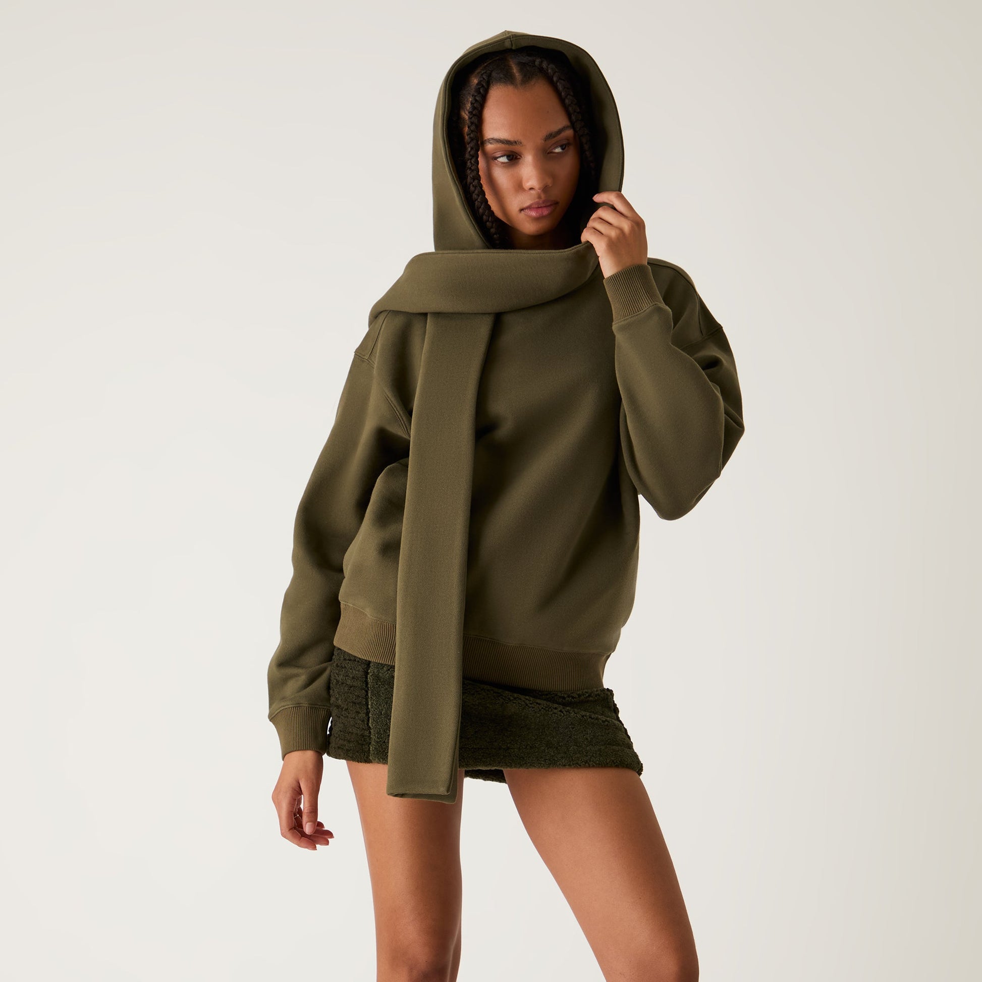Women Kith Kith Women Sedo Scarf Hoodie - Canopy