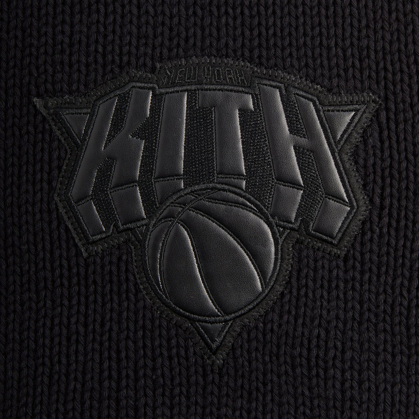 Men Kith Kith & AVIREX for the New York Knicks Wyona Full Zip Sweater - Black