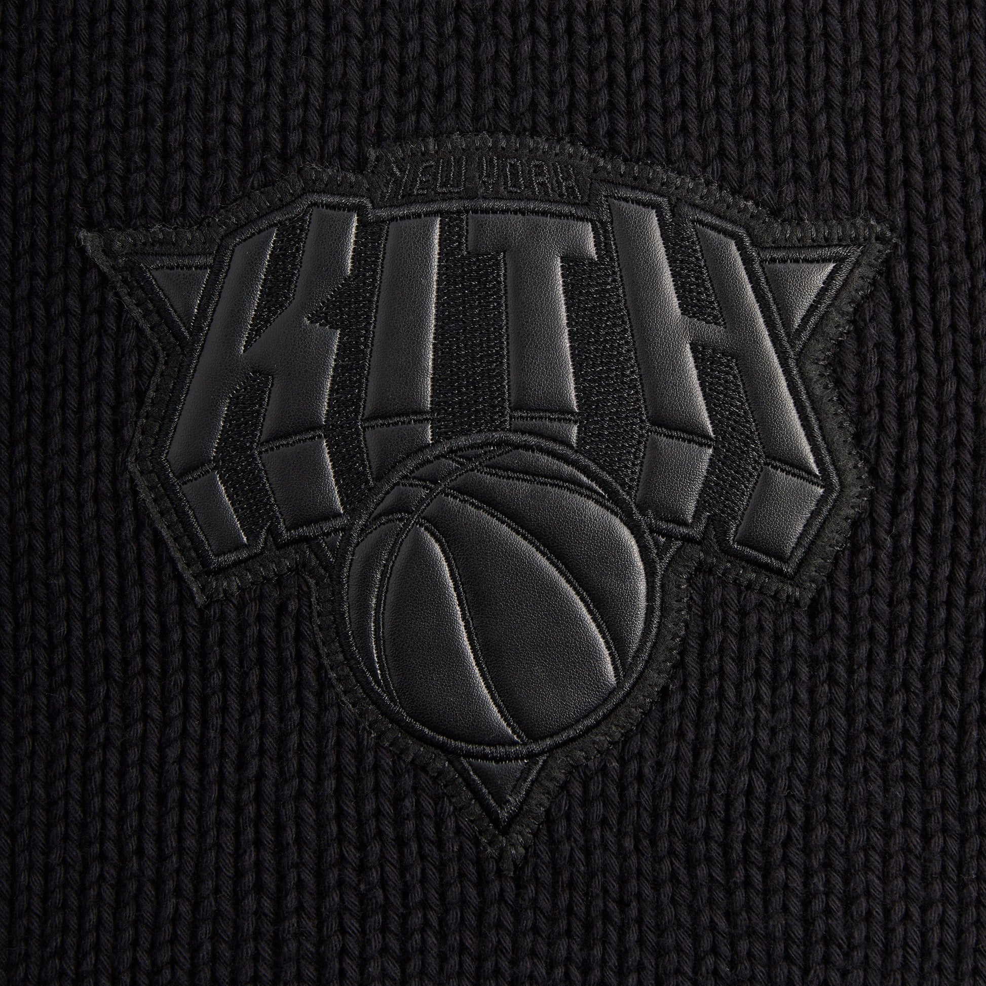 Men Kith Kith & AVIREX for the New York Knicks Wyona Full Zip Sweater - Black