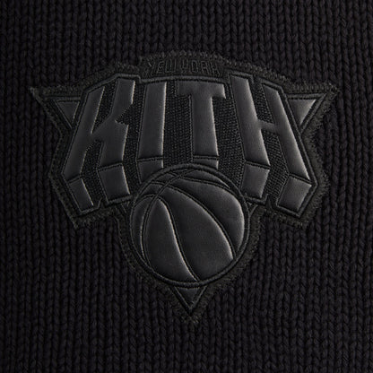 Men Kith Kith & AVIREX for the New York Knicks Wyona Full Zip Sweater - Black