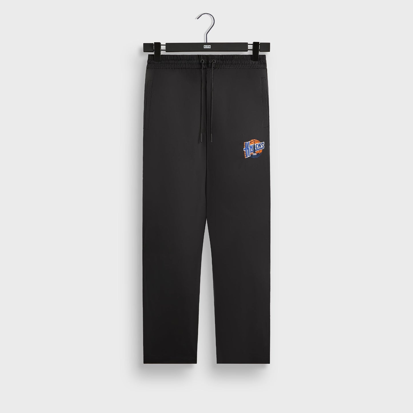 Men Kith Kith for the New York Knicks Ball Nylon Wide Leg Pant - Black