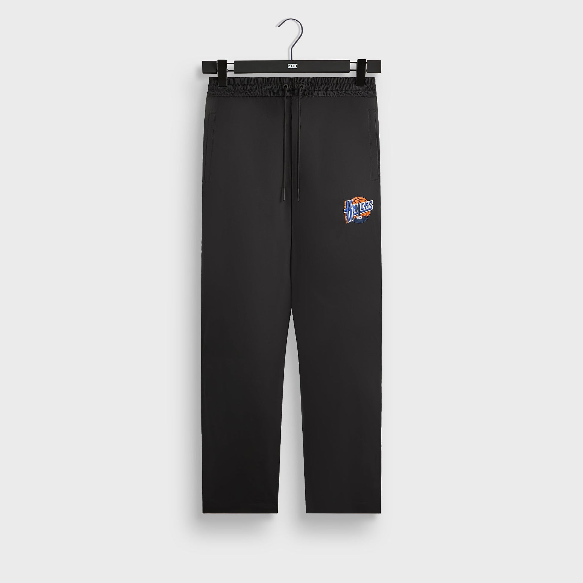 Men Kith Kith for the New York Knicks Ball Nylon Wide Leg Pant - Black